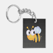 Porte-clés Abeille mignonne ; Lisse (Devant gauche)