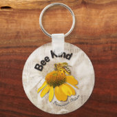 Porte-clés Abeille - Nature Harmonieuse (Recto)