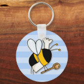 Porte-clés abeille ouvrière - chef (Recto)