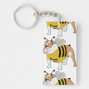 Porte-clés Abeille taupe