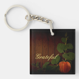 Porte-clés Abondant Citrouille de récolte Thanksgiving
