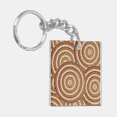 Porte-clés Aboriginal Dot Painting (Devant gauche)