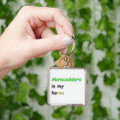 Porte-clés Abracadabra est mon cheval (main)