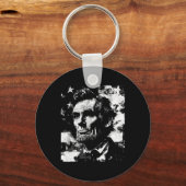 Porte-clés Abraham Lincoln Histoire Professeur Président 4e d (Recto)