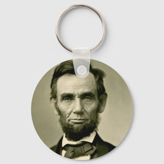 Porte-clés Abraham Lincoln président usa Etats-Unis Amérique (Recto)