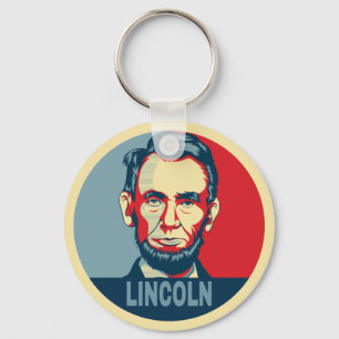 Porte-clés Abraham Lincoln USA Président Hope Style
