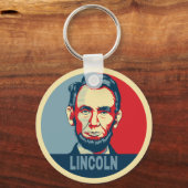 Porte-clés Abraham Lincoln USA Président Hope Style (Recto)