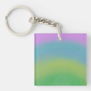 Porte-clés Abrégé sur arc-en-ciel, porte - clé original d'