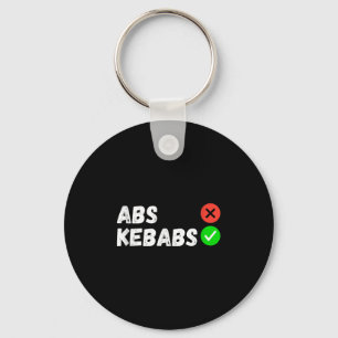 Porte-clés Abs Kebabs Fitness Et Foodie Amusants