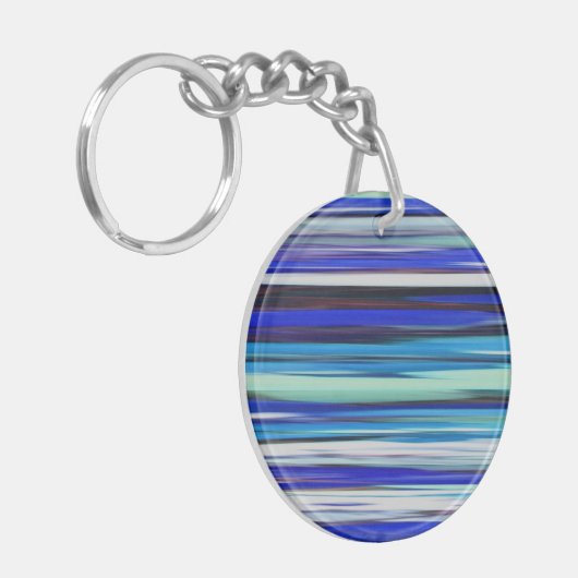 Porte-clés Abstract #2: Blue blur (Devant gauche)