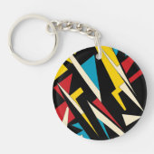 Porte-clés Abstract acrylic keychain (Devant)