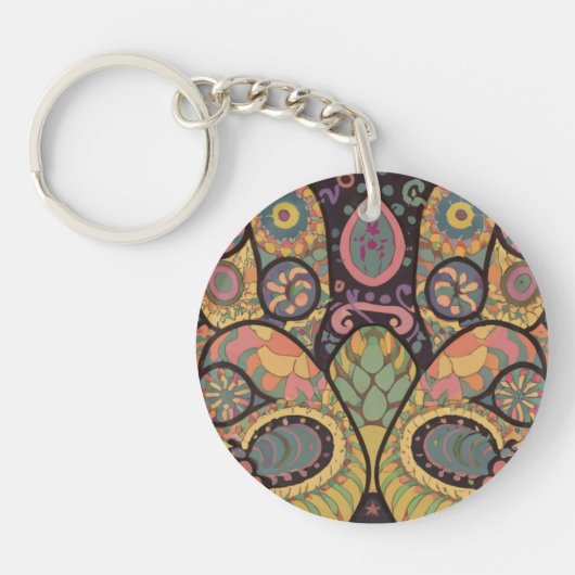 Porte-clés Abstract acrylic keychain (Devant)