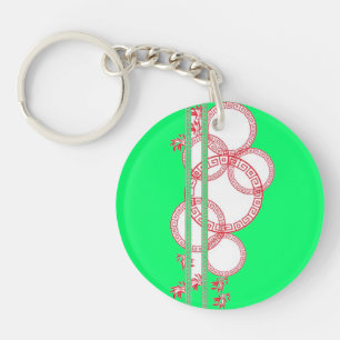 Porte-clés Abstract acrylic keychain