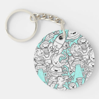 Porte-clés Abstract acrylic keychain