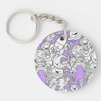 Porte-clés Abstract acrylic keychain
