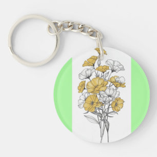 Porte-clés Abstract acrylic keychain