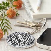 Porte-clés Abstract acrylic keychain (Devant Droit)