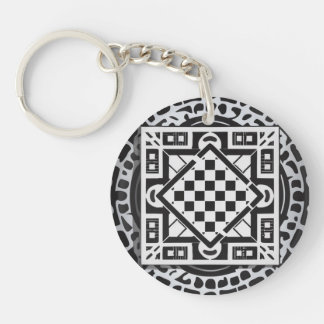 Porte-clés Abstract acrylic keychain