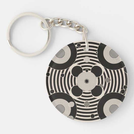 Porte-clés Abstract acrylic keychain (Devant)