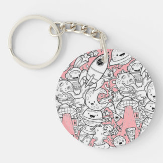 Porte-clés Abstract acrylic keychain