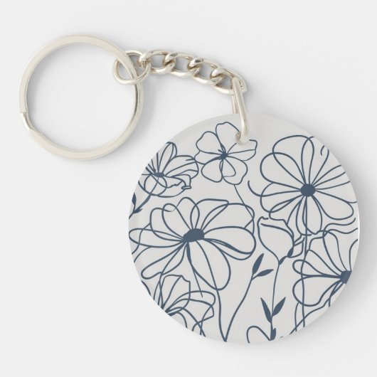 Porte-clés Abstract acrylic keychain (Devant)