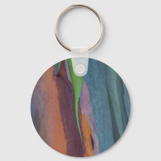 Porte-clés Abstract de Rainbow Gum Tree (Recto)