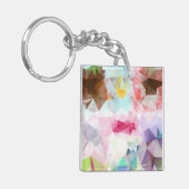 Porte-clés Abstract Geometric Low Poly Mosaic (Devant gauche)