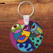 Porte-clés Abstract Keychain (Recto)