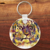 Porte-clés Abstract Lion Paintng (Recto)