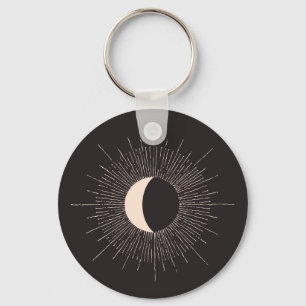 Porte-clés Abstract Moon Burst Eclipse
