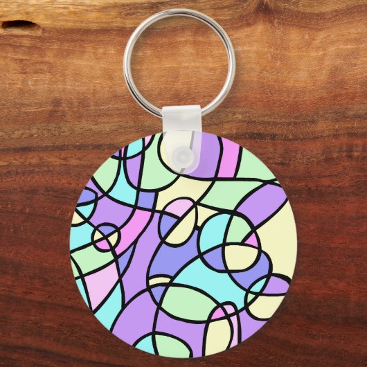 Porte-clés Abstrait (Recto)