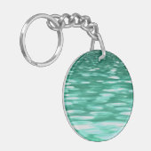 Porte-clés Abstrait #3 : Shimmer vert (Devant gauche)