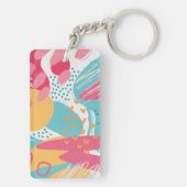 Porte-clés Abstrait coloré (Dos)