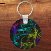 Porte-clés abstrait coloré (Recto)