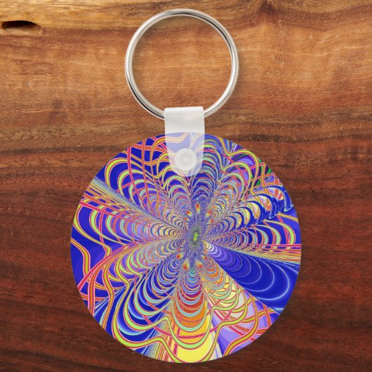 Porte-clés Abstrait fractal 061012d (Recto)