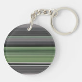 Porte-clés Abstrait n° 1 : vert olive et gris (Dos)