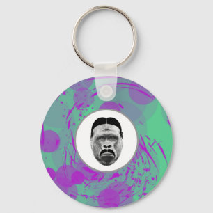 Porte-clés Abstrait Porte - clé Gorilla