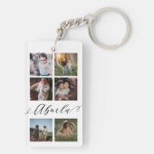 Porte-clés Abuela Gift for Grandma Photo Collage Keepsake (Dos)