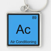 Porte-clés Ac - Air Conditionné Chimie Élément Symbole Tee (Devant)