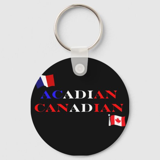 Porte-clés Acadien canadien (Recto)