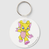 Porte-clés Acara jaune (Recto)