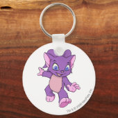 Porte-clés Acara violet (Recto)