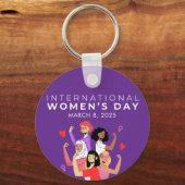 Porte-clés Accélérer l'action Journée internationale de la fe (Verso)