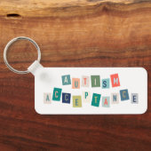 Porte-clés Acceptation de l'autisme (Verso)