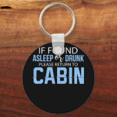 Porte-clés Accessoire de bateau de croisière si trouvé (Recto)