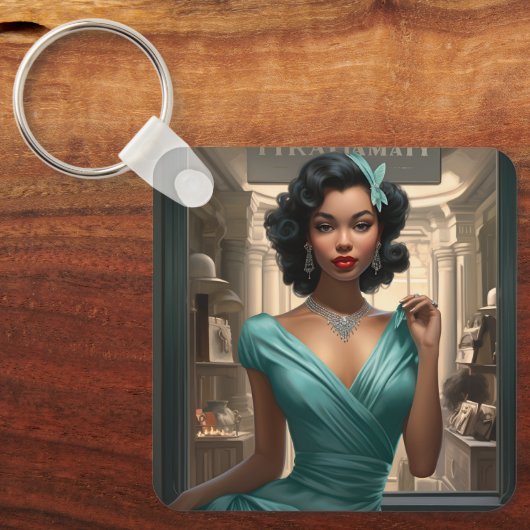 Porte-clés Accessoire de beauté doté (Recto)