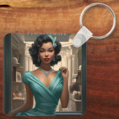 Porte-clés Accessoire de beauté doté (Verso)