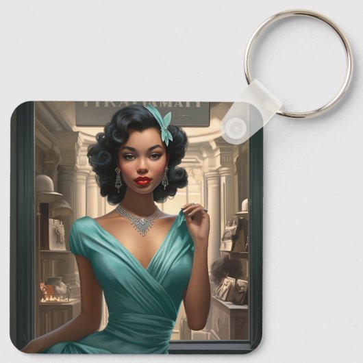 Porte-clés Accessoire de beauté doté (Dos)