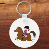 Porte-clés Accessoire de dressage personnalisé pour cheval et (Recto)