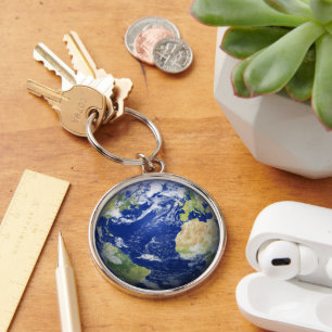Porte-clés Accessoire de globe minimaliste pour voyage & desi